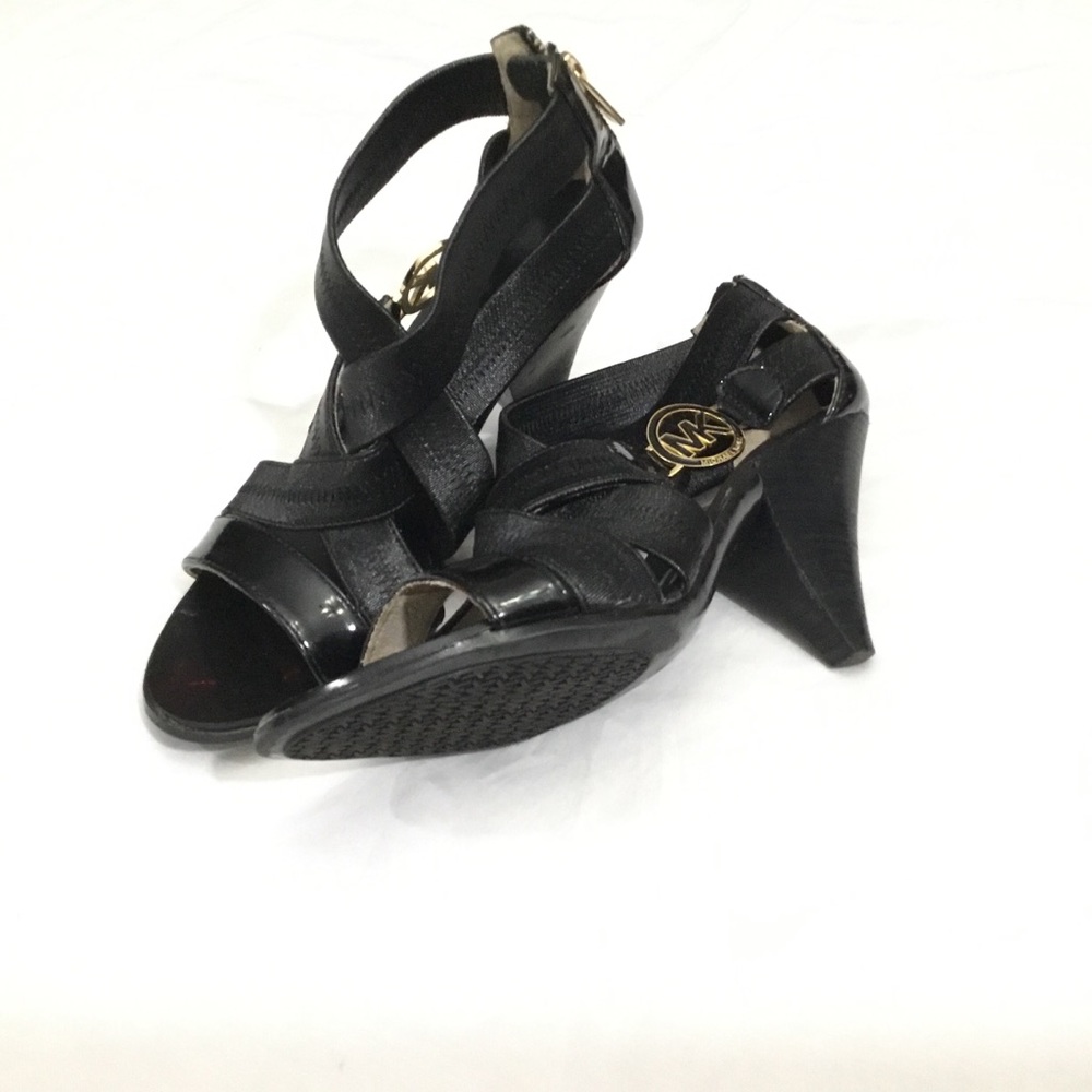 Michael Kors Shoes Heel Black Women Size 6M - Picture 3 of 8